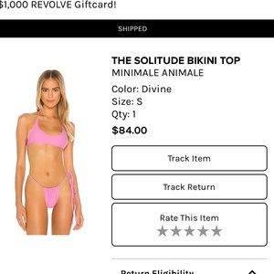 Minimale Animale solitude bikini top S
